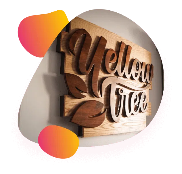 logo bois yellow tree