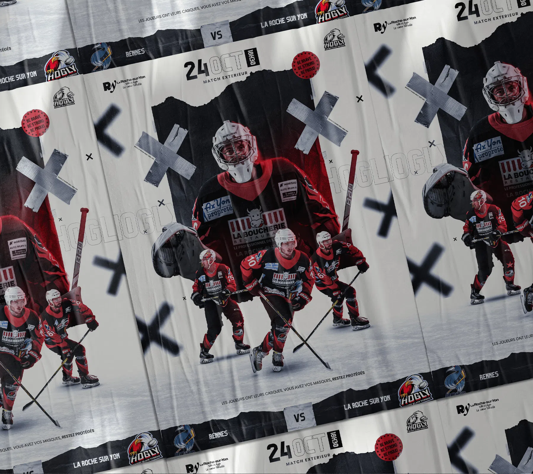 affiche hogly hockey la roche sur yon