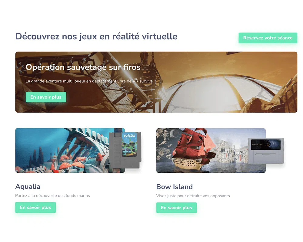 choix jeu vr survive