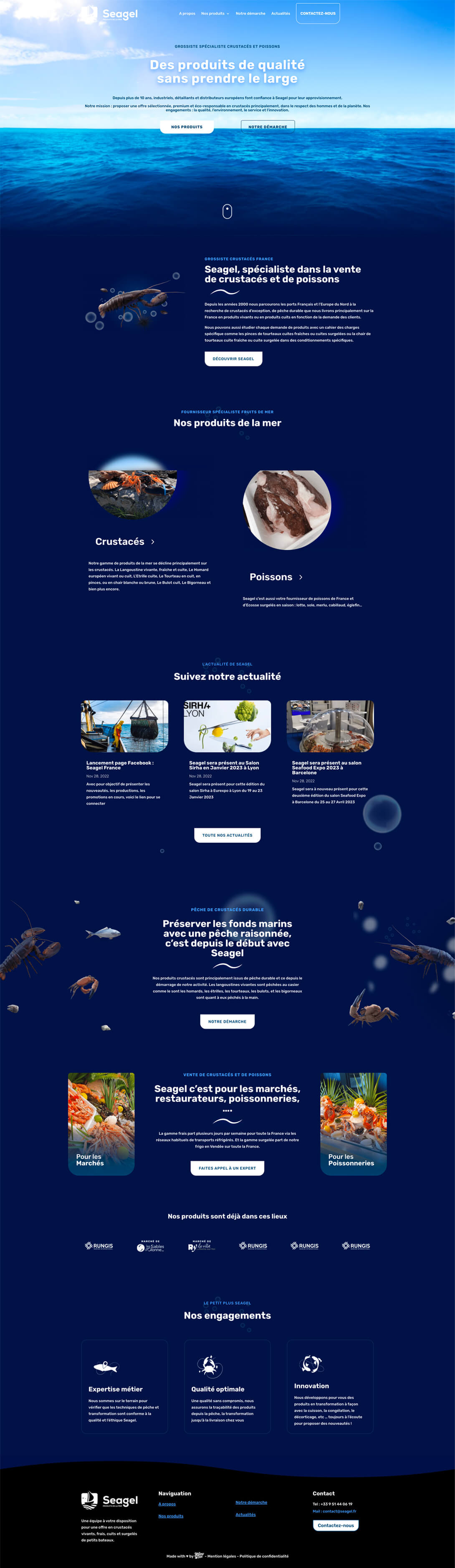 creation site internet vendee seagel