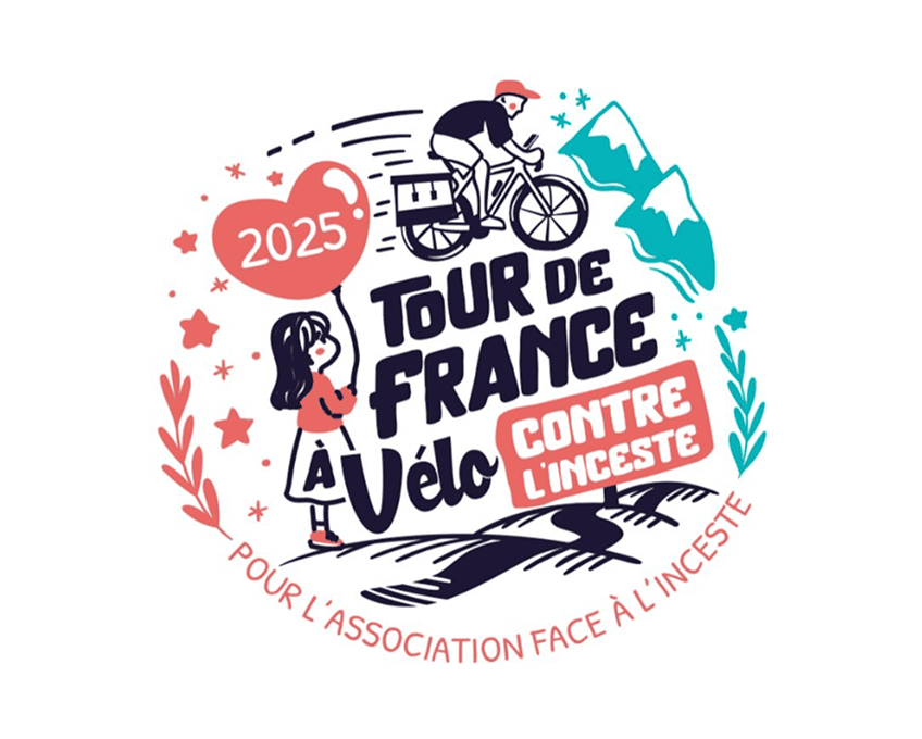 Article Tour de france à Vélo contre l'inceste logo en gros (1) Article Tour de france à Vélo contre l'inceste logo en gros