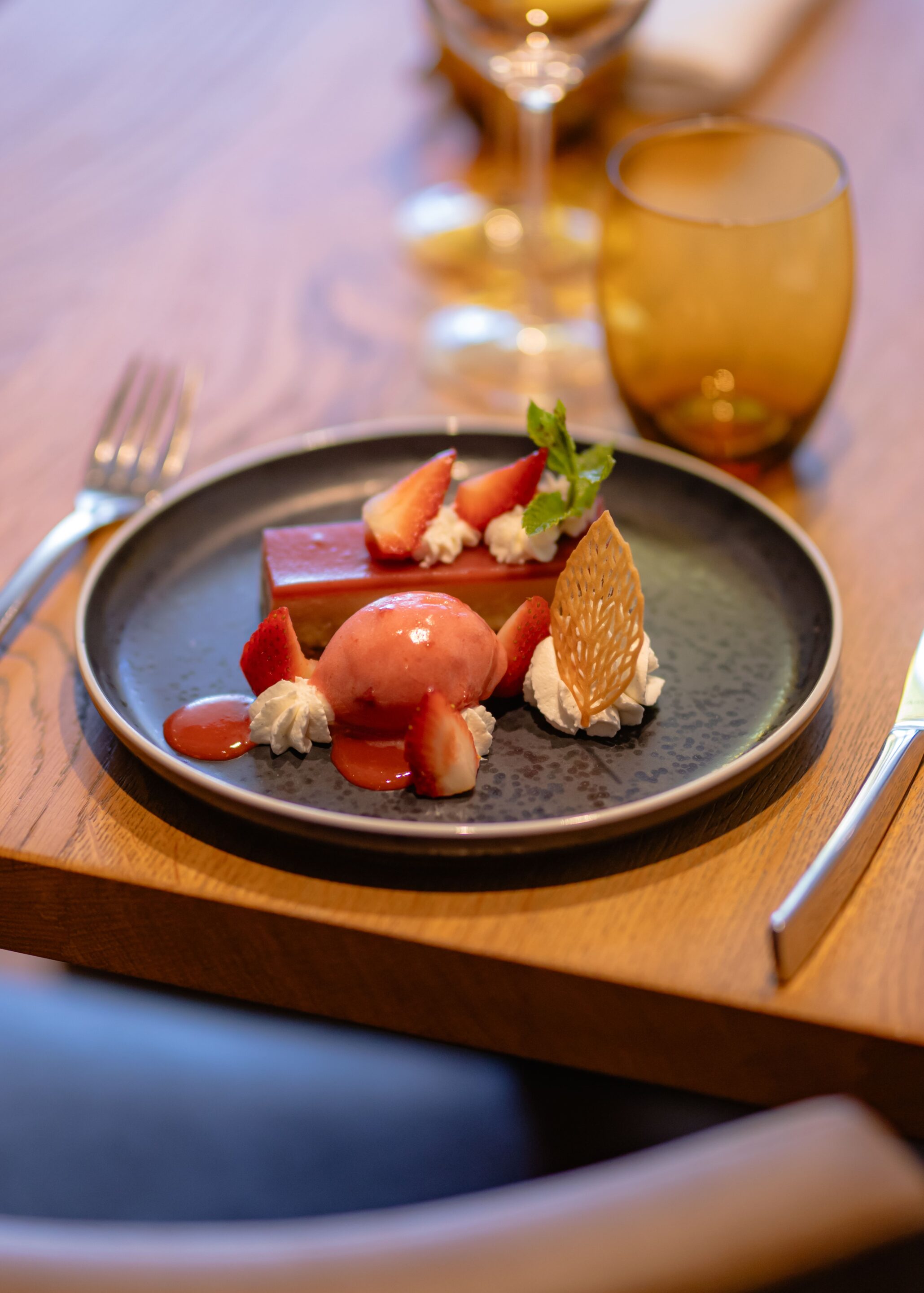 photo dessert fraise