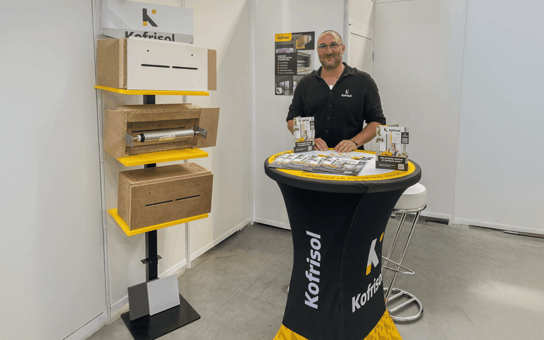 Un stand cohérent et impactant : l’univers Kofrisol prend vie