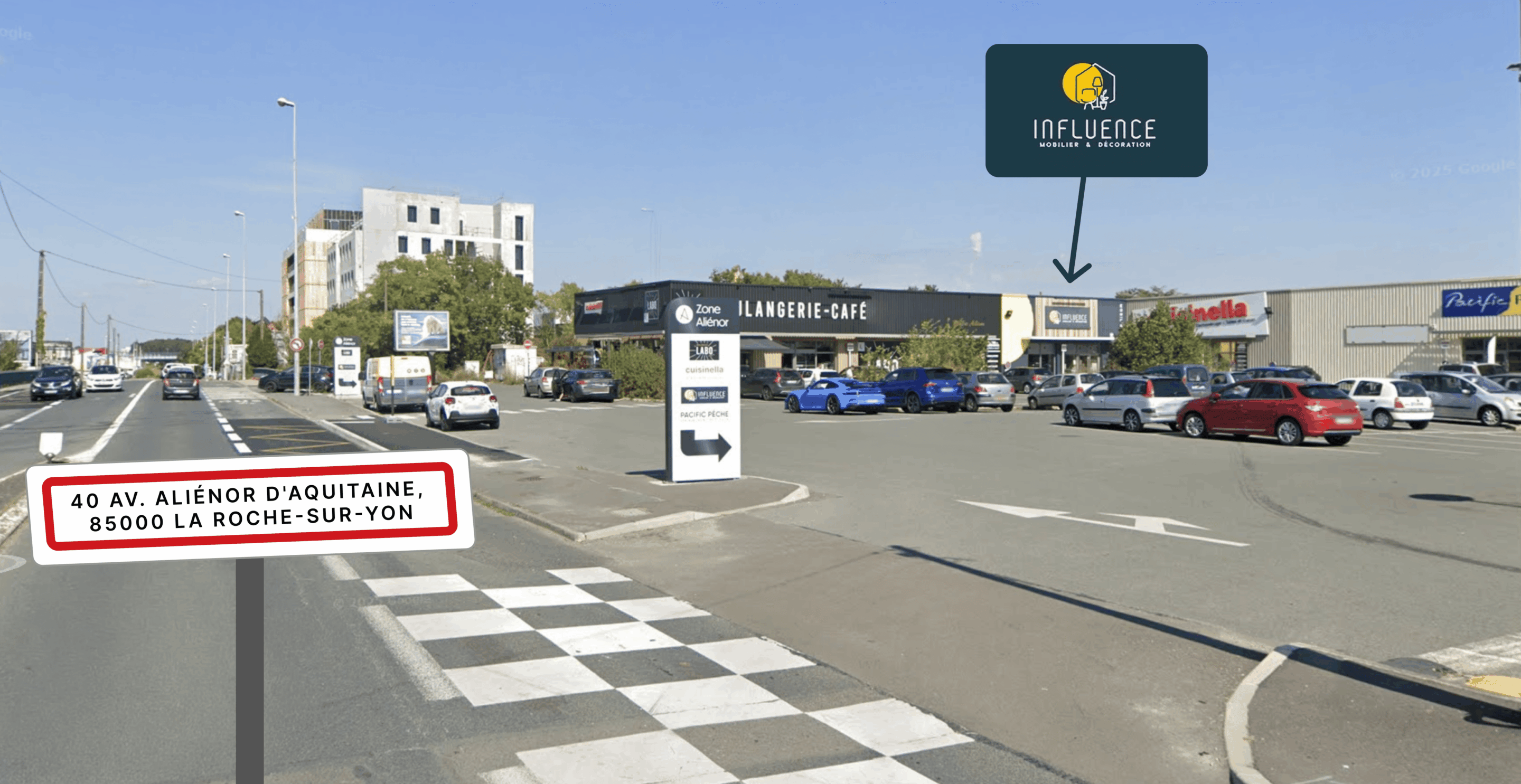 Création Enseignes en vendée Influence